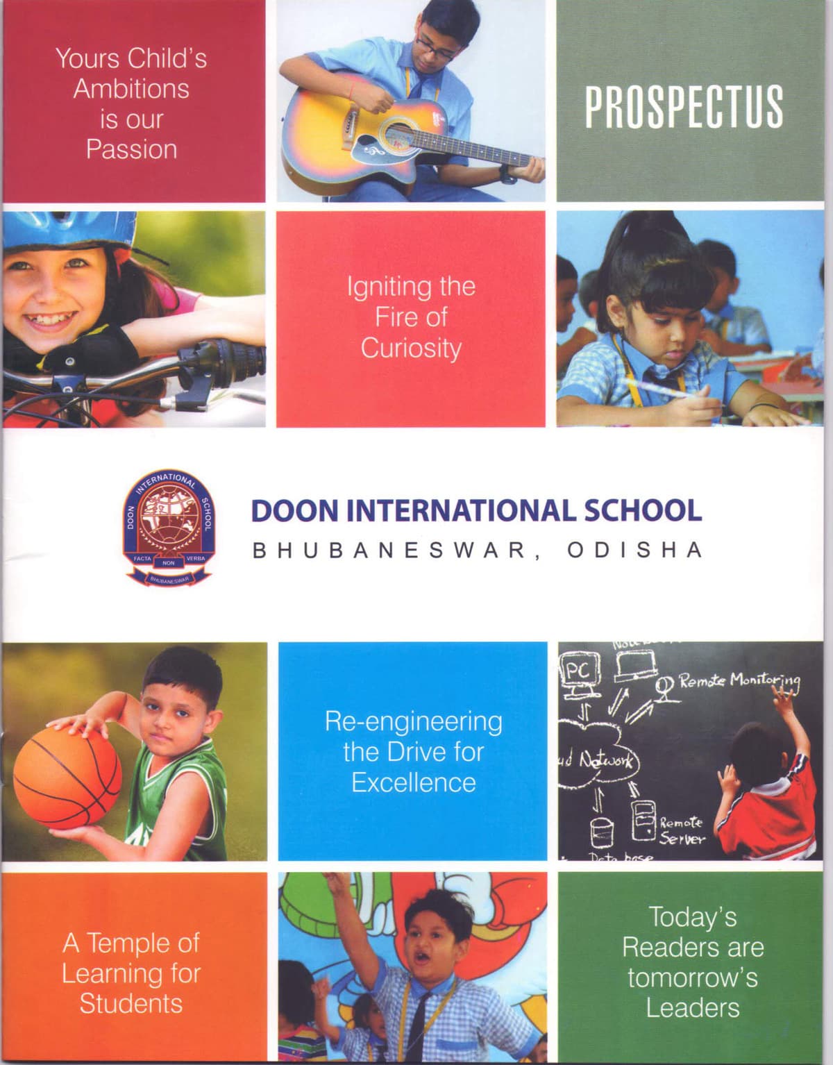 Admission brochure at Doon International School