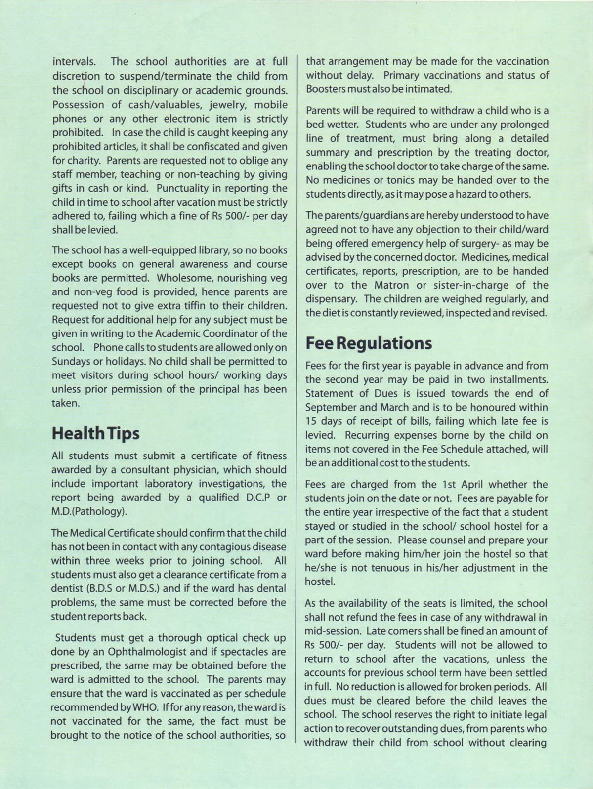 Admission brochure page 14